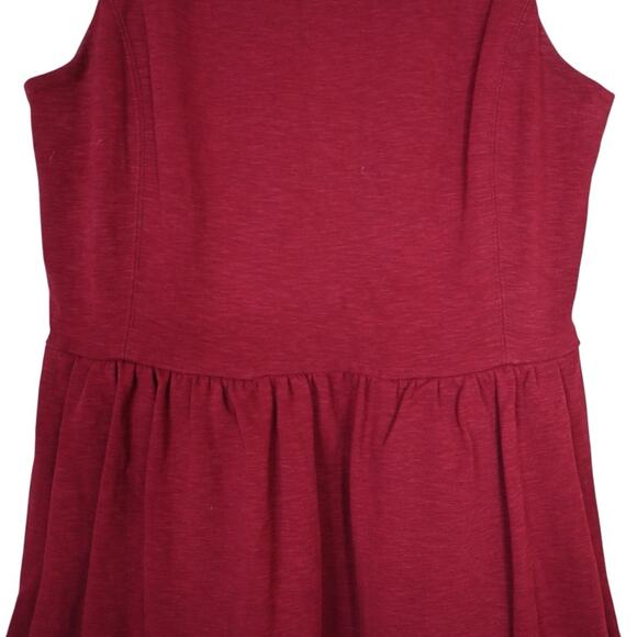 J. Crew Factory Womens M Daybreak Dress with Pockets in Burgundy - Picture 5 of 10